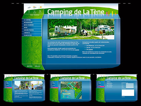 Site Internet - Camping de La Tène